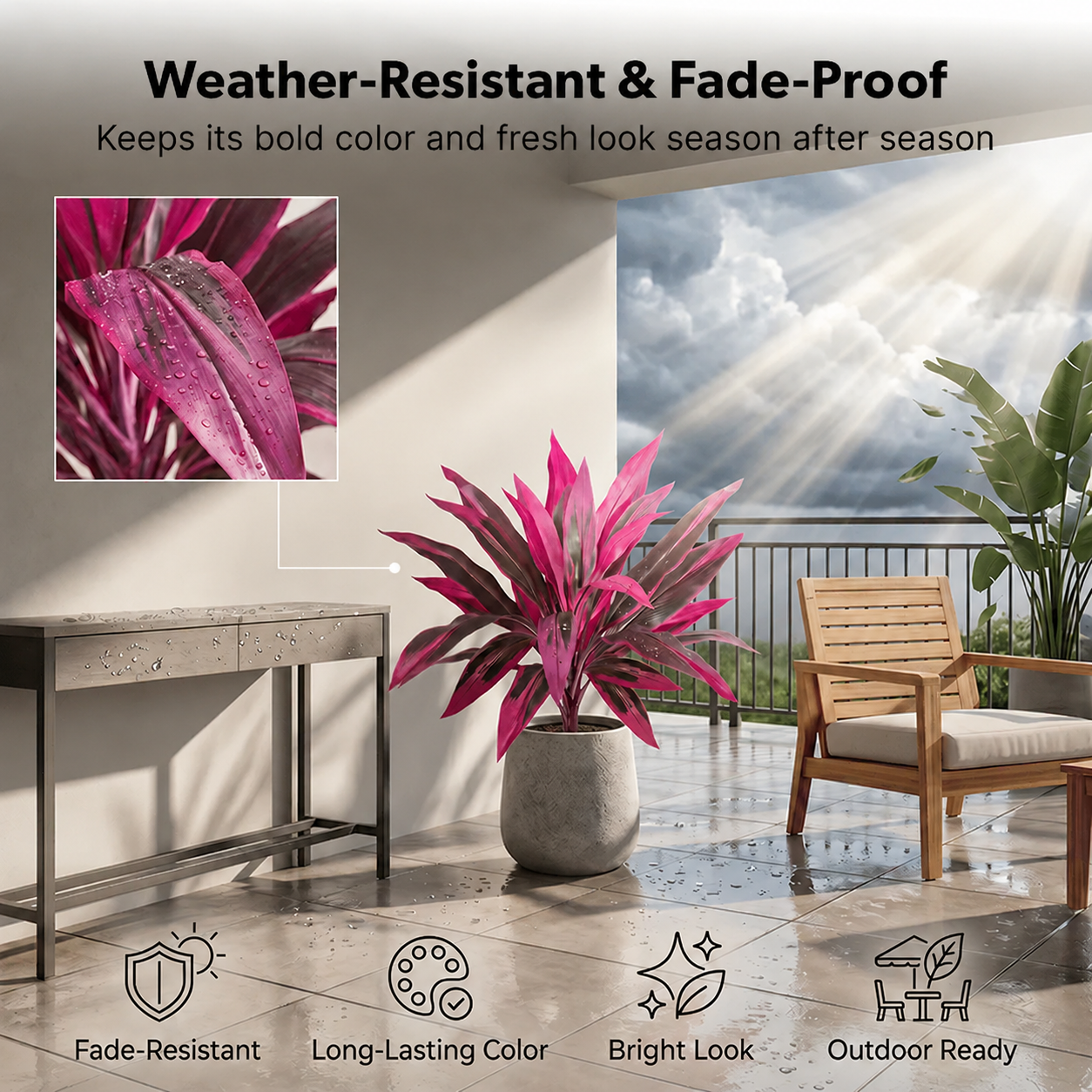 🎁  Last Day 50% OFF - Artificial Boston Fern & Dragon's Blood Tree Plants