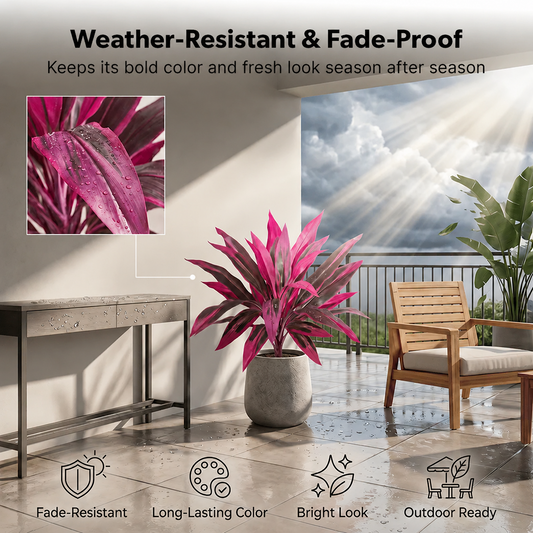 🎁  Last Day 50% OFF - Artificial Boston Fern & Dragon's Blood Tree Plants