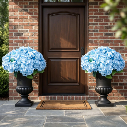 🔥Last Day 50% OFF🔥Artificial Outdoor Hydrangea Flowers - UV resistant, Waterproof, Windproof
