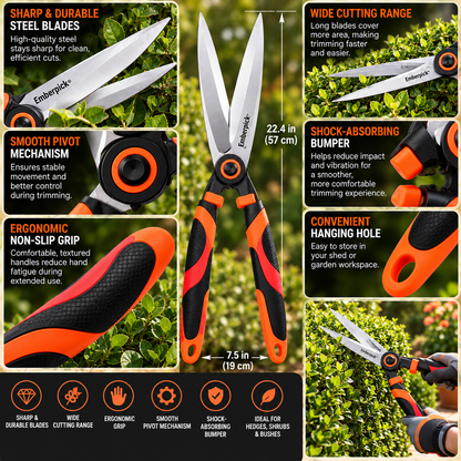 Emberpick® TrimEdge Hedge Shears