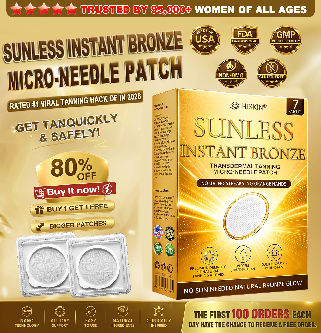 𝑶𝒇𝒇𝒊𝒄𝒊𝒂𝒍 𝑺𝒕𝒐𝒓𝒆 | ☀️☀️ 𝐏𝐮𝐫𝐞𝐥𝐨𝐫𝐚® 𝐒𝐮𝐧𝐥𝐞𝐬𝐬 𝐈𝐧𝐬𝐭𝐚𝐧𝐭 𝐁𝐫𝐨𝐧𝐳𝐞 𝐓𝐚𝐧𝐧𝐢𝐧𝐠 𝐌𝐢𝐜𝐫𝐨𝐧𝐞𝐞𝐝𝐥𝐞 𝐏𝐚𝐭𝐜𝐡 🇺🇸 (𝐉𝐮𝐬𝐭 𝐨𝐧𝐜𝐞 𝐚 𝐝𝐚𝐲) 𝐕𝐢𝐬𝐢𝐛𝐥𝐞 𝐁𝐫𝐨𝐧𝐳𝐞 𝐆𝐥𝐨𝐰 𝐢𝐧 𝟕 𝐃𝐚𝐲𝐬 ✅ 𝐍𝐨 𝐔𝐕, 𝐍𝐨 𝐎𝐫𝐚𝐧𝐠𝐞, 𝐍𝐨 𝐒𝐭𝐫𝐞𝐚𝐤𝐬, 𝐍𝐨 𝐃𝐇𝐀, 𝐍𝐨 𝐌𝐞𝐬𝐬.