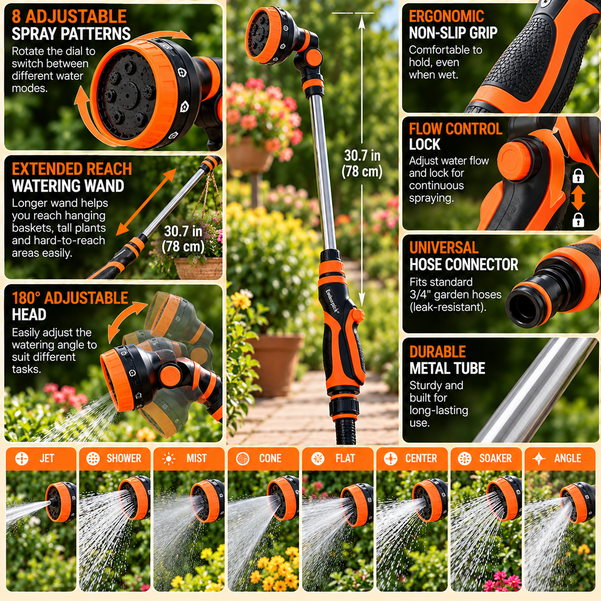 Emberpick® WaterEase Watering Wand