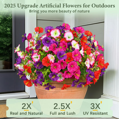 💥Last Day50% OFF💥UV Resistant Artificial Petunias Flowers