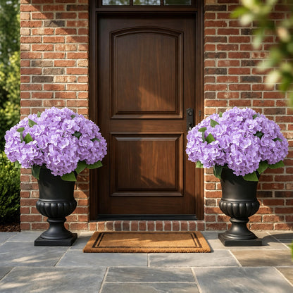 🔥Last Day 50% OFF🔥Artificial Outdoor Hydrangea Flowers - UV resistant, Waterproof, Windproof